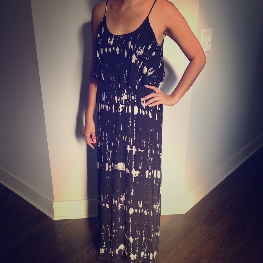 Breezy Ruffle Maxi Dress